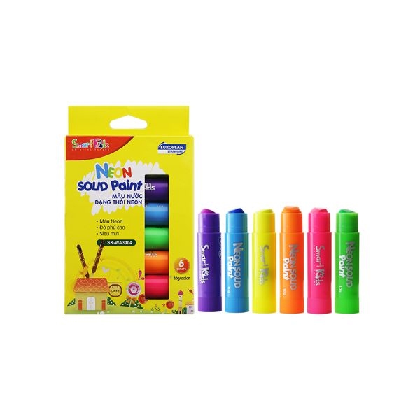 Màu Nước Dạng Thỏi Neon SK-WA3004 (6 Màu)