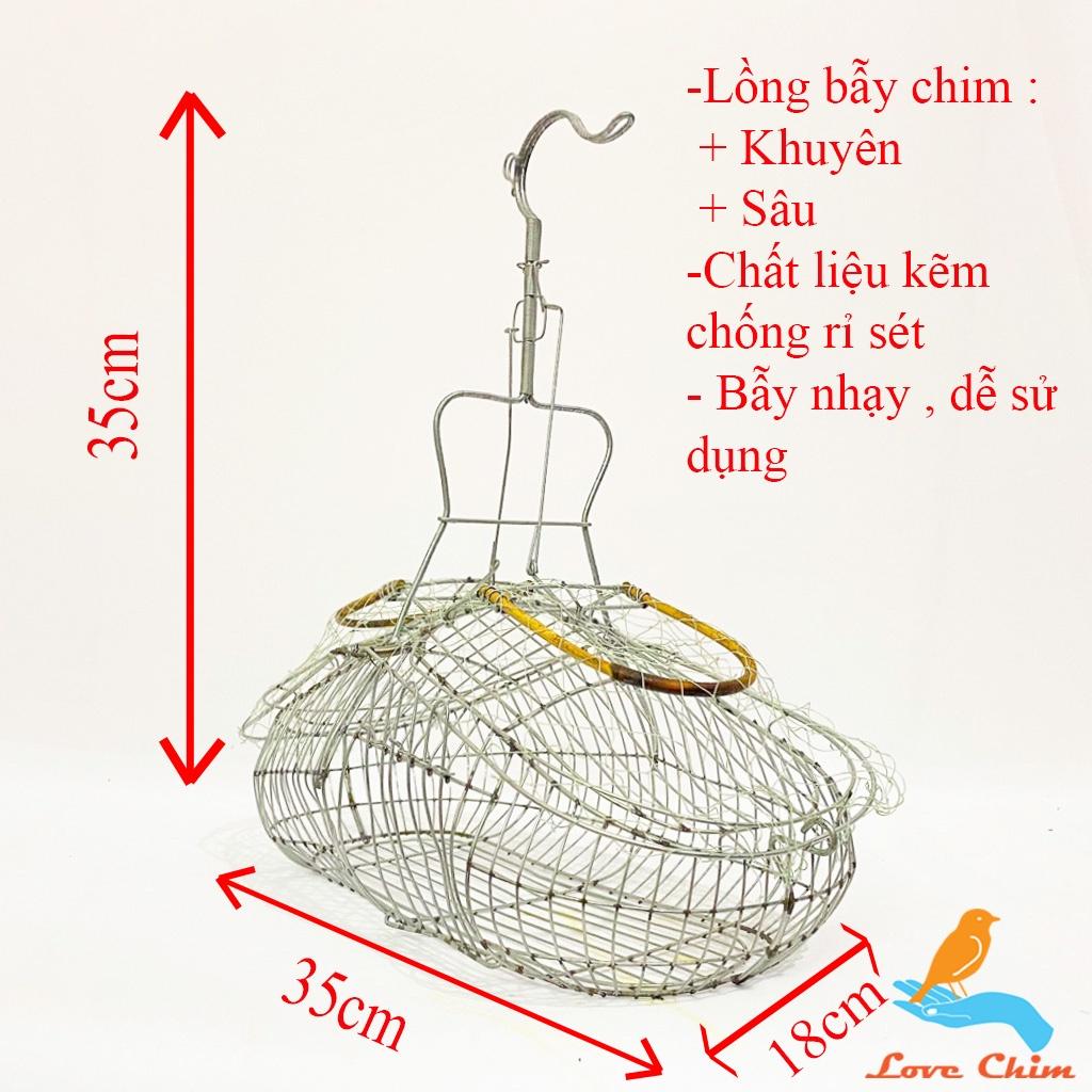 Lồng bẫy chim khuyên, Lồng bẫy khuyên LOVE CHIM (Rẻ,Bền,Chắc chắn)