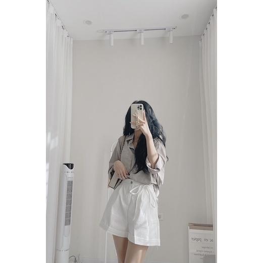 Quần short buộc cạnh