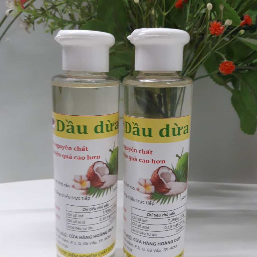 Combo 2 chai dầu dừa nguyên chất 150ml