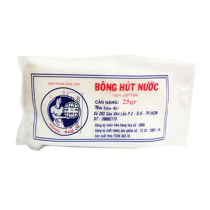 BÔNG HÚT NƯỚC 100% COTTON 25G