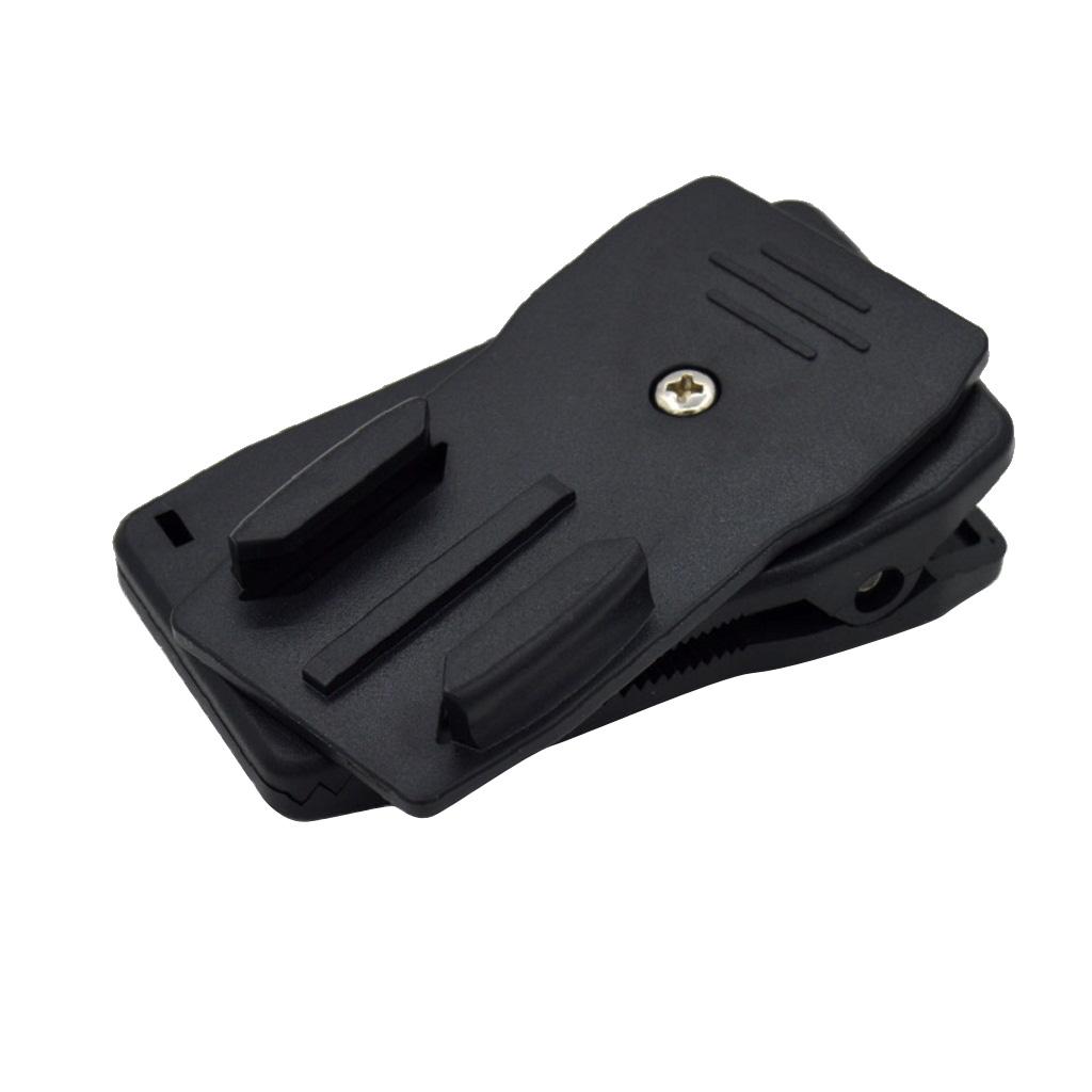 Universal 360 Degree Sports Camera Clamp Clip Mount Kit W/1/4'' Screw Adapter