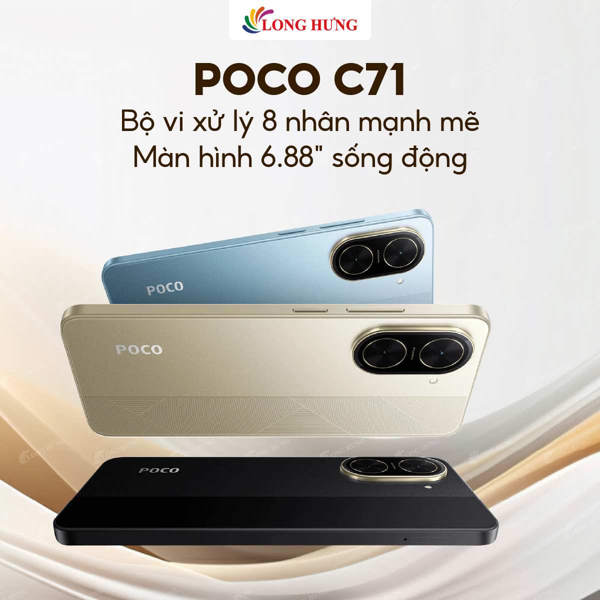 Điện thoại Xiaomi Poco C71 (3GB/64GB) - Hàng chính hãng