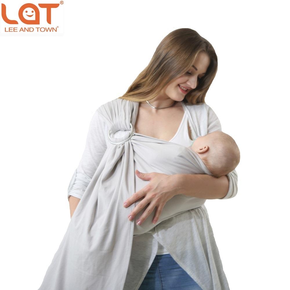 Nguyên Chất Cotton Tàu Sân Bay Trẻ Sơ Sinh Có Thể Điều Chỉnh Vòng Sling Sơ Sinh Tàu Sân Bay Bọc Kangaroo Em Bé Dây Mẹ Điều Dưỡng Bao Khăn