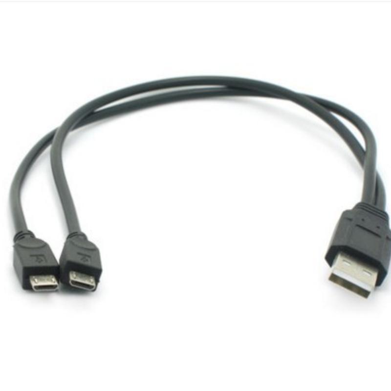 Cáp Dữ Liệu USB 25M Một Đến Hai Đôi Cáp Sạc Micro USB Một Đến Hai Cáp Dữ Liệu Đôi Cáp Sạc Android