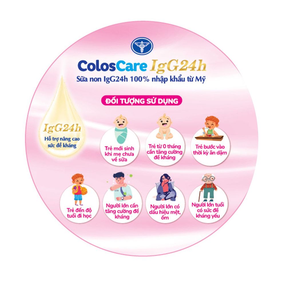 Sữa non Nutricare ColosCare 0+ hỗ trợ tiêu hóa, tăng cường hệ miễn dịch (800g)