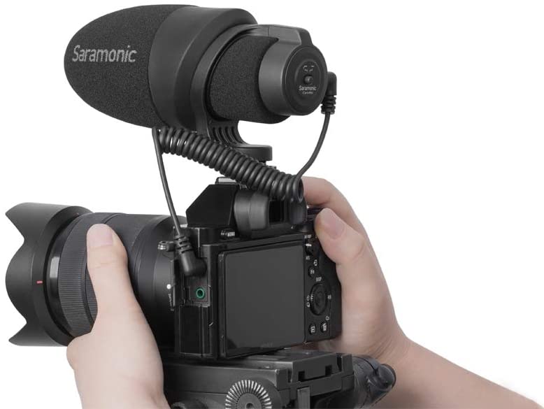 Saramonic Cammic, Micro Thu Âm Cho Điện Thoại &amp; Máy Ảnh DSLR Cổng 3.5mm TRS/TRRS - Hàng Chính Hãng