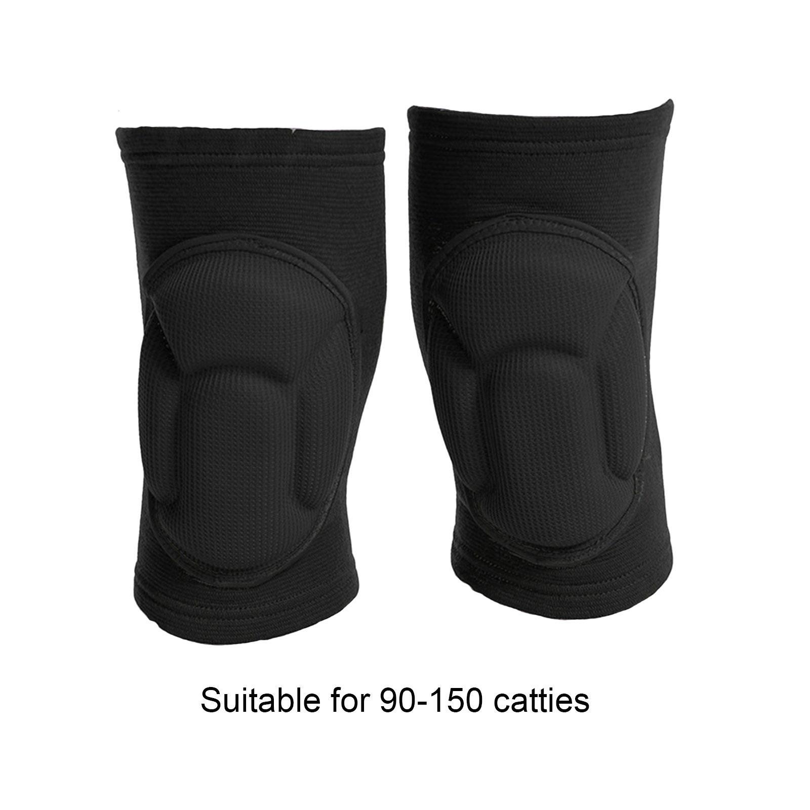 1 Pair Knee Brace Knee Support Workout Shockproof Women Men Knee Protector Knee Joint Pad for Dance Volleyball Weightlifting Fitness