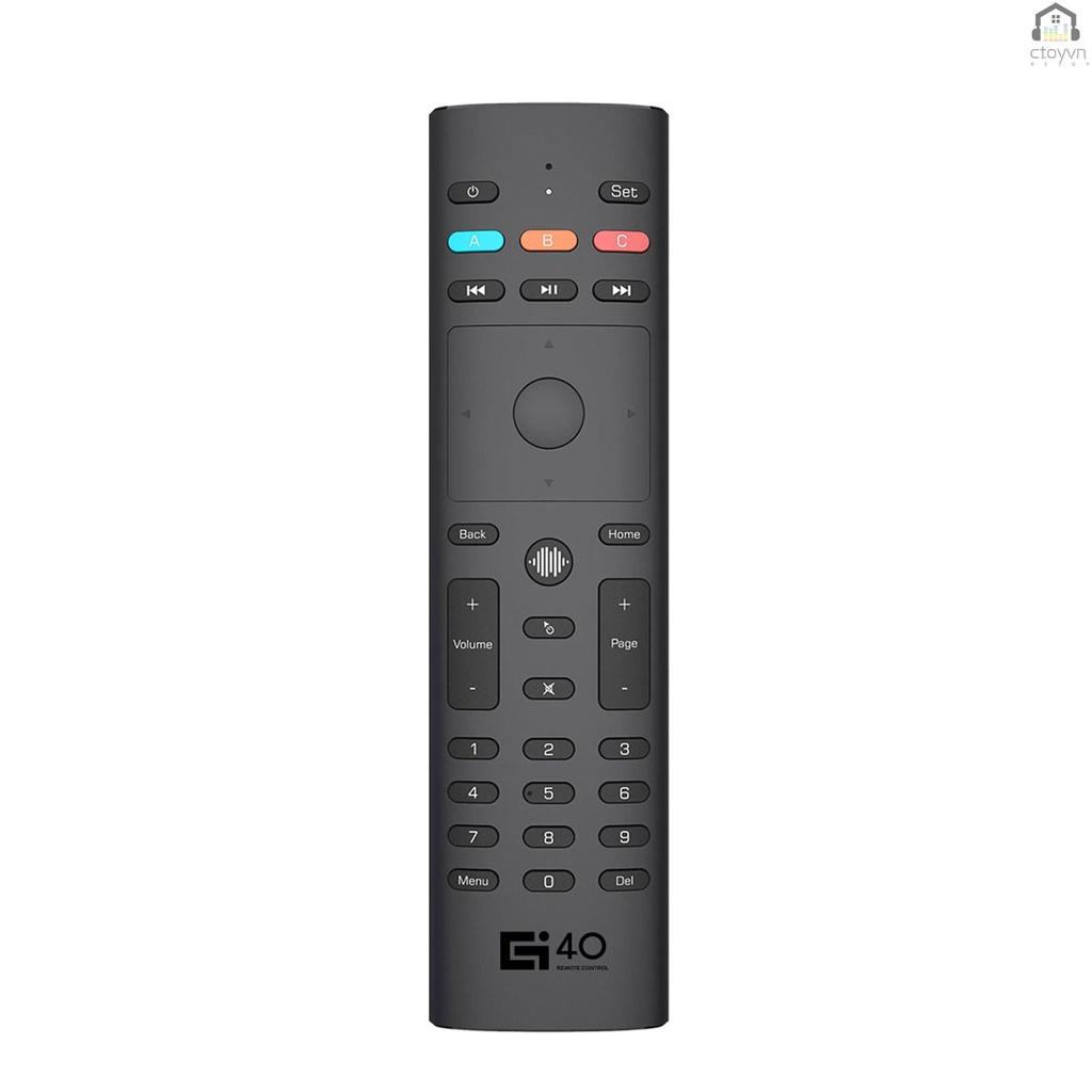 Chuột bay thông minh G40S quay hồi chuyển 6 trục điều khiển bằng giọng nói IR 3 chế độ hồng ngoại cho TV Android TV BOX PC
