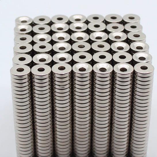 5 VIÊN Nam châm viên bắt vít 12x5 lỗ 4mm