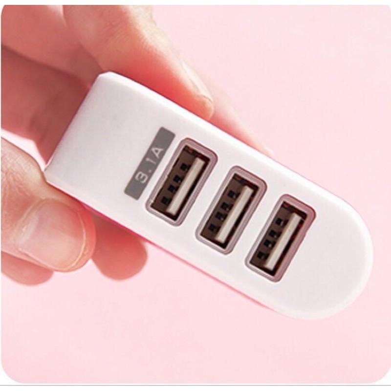 CỤC SẠC 3 CỔNG USB TIỆN ÍCH