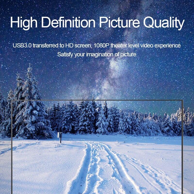 Cáp Chuyển Đổi USB 3.0 Sang HDMI VGA 2 Trong 1 Sang VGA HDMI HD 1080P Cho Mac OS Windows 7/8/10