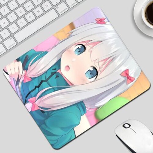 Miếng di chuột in hình Eromanga Sensei miếng kê chuột miếng lót chuột anime chibi tiện lợi MẪU 1