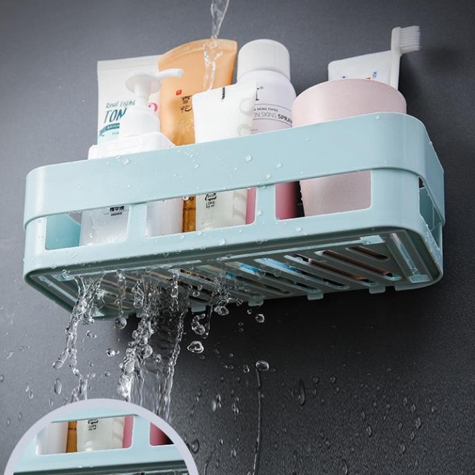 Khay Kệ Nhựa Dán Tường Hình Chữ Nhật.