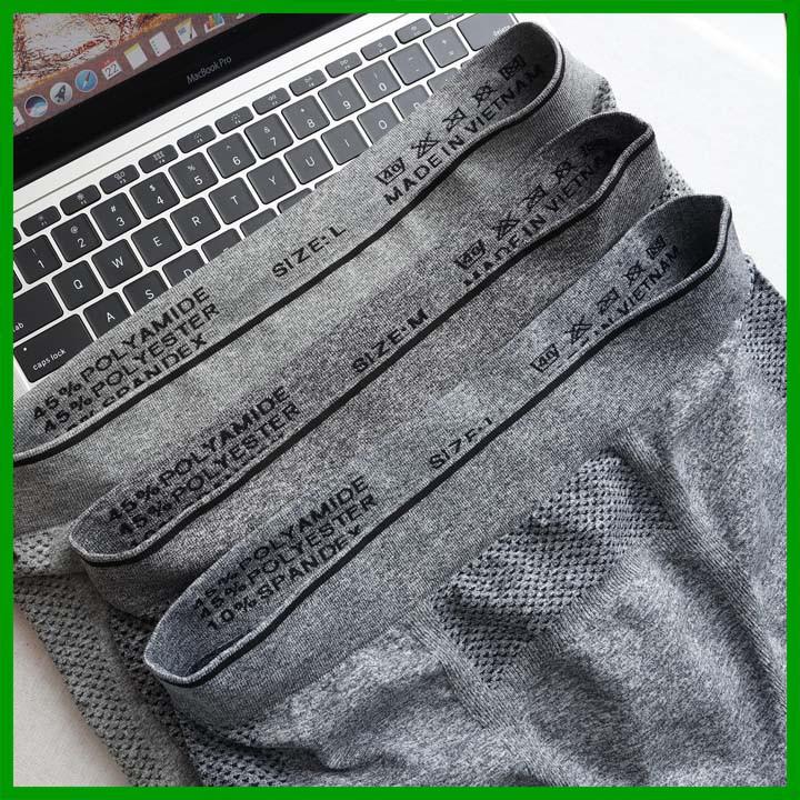 ''Combo 03C'' Quần Lót Nam, Quần Sịp Nam Boxer Cao Cấp. Quần Xịn, Dệt Không Đường May Chất Cotton Bamboo Siêu Mát