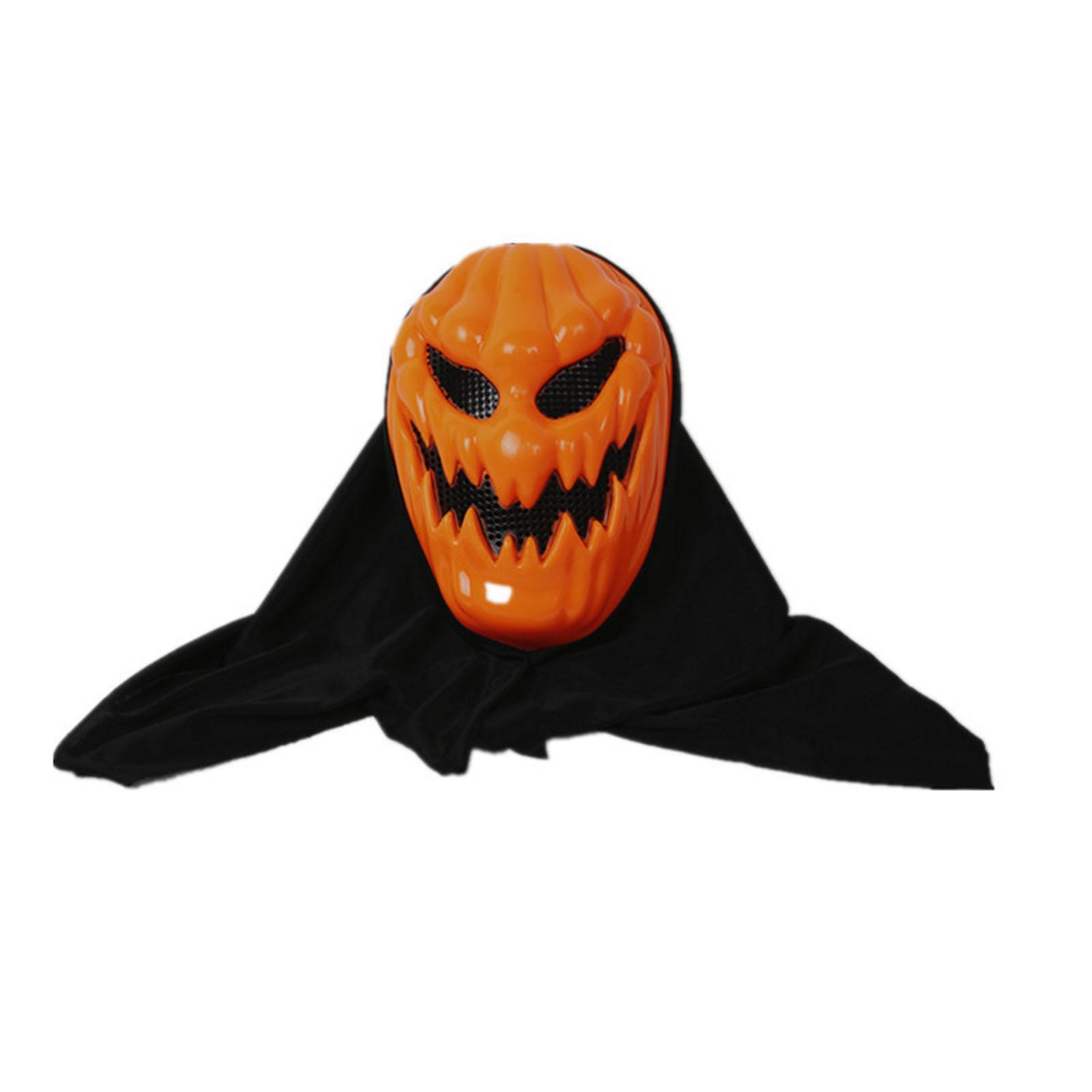 Halloween Pumpkin Head Props Full Face Cover for Fancy Dress Show Party