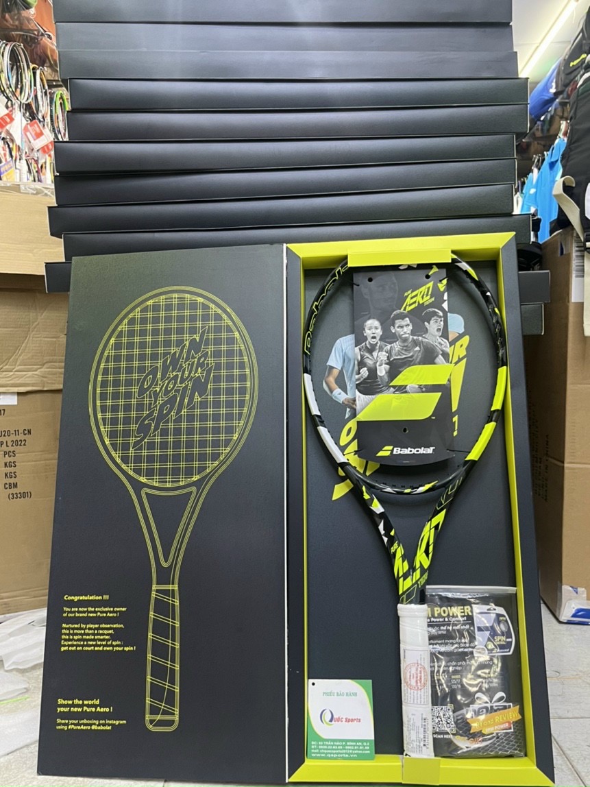 Vợt Tennis Babolat  PURE AERO Team 285gram 2023(101488)