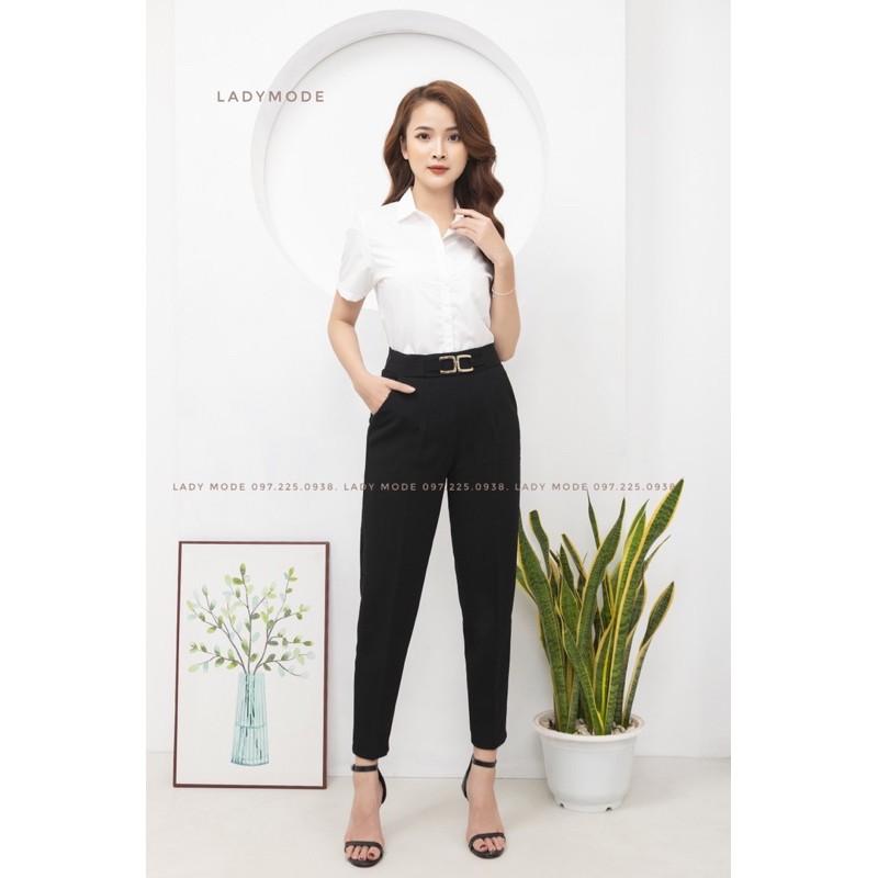 Quần baggy đai khoá sườn siêu đẹp, gen bụng hách dáng cực đỉnh