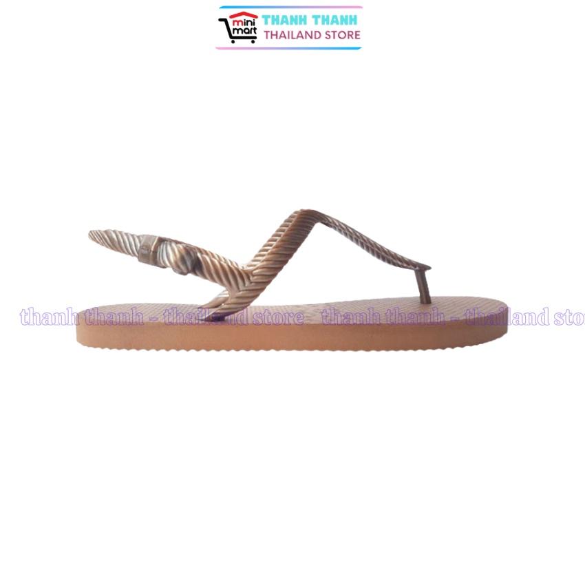 Giày Sandal nữ đế cao su xốp quai kẹp dây mảnh Thái Lan Monobo Maldives S2