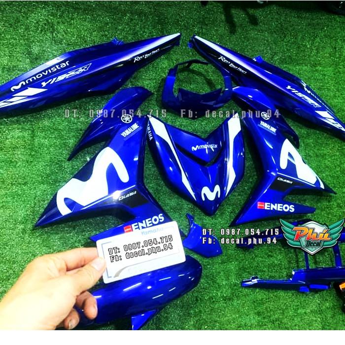 Tem rời Exciter 150 Movistar xanh GP