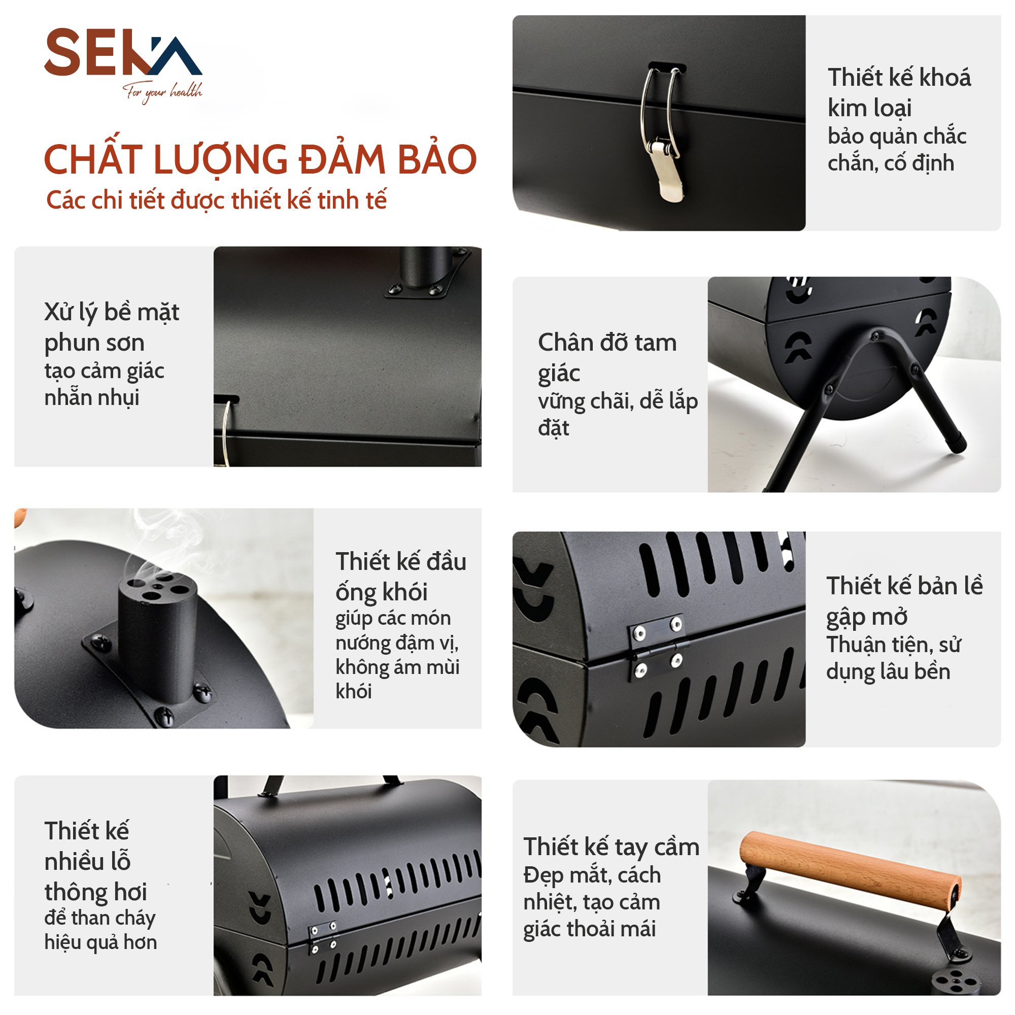 Bếp Nướng Than Hoa Không Khói, Bếp Nấu Lẩu BBQ Than Hoa Cao Cấp