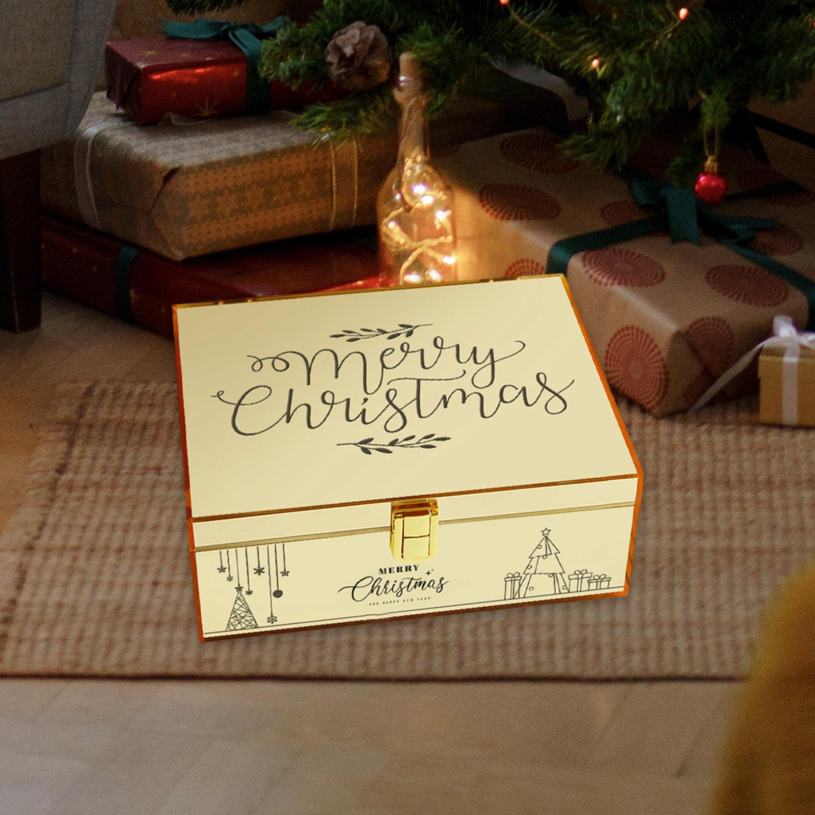 Gift Box with Lid Containers Acrylic Boxes for Birthday Bridesmaid Christmas