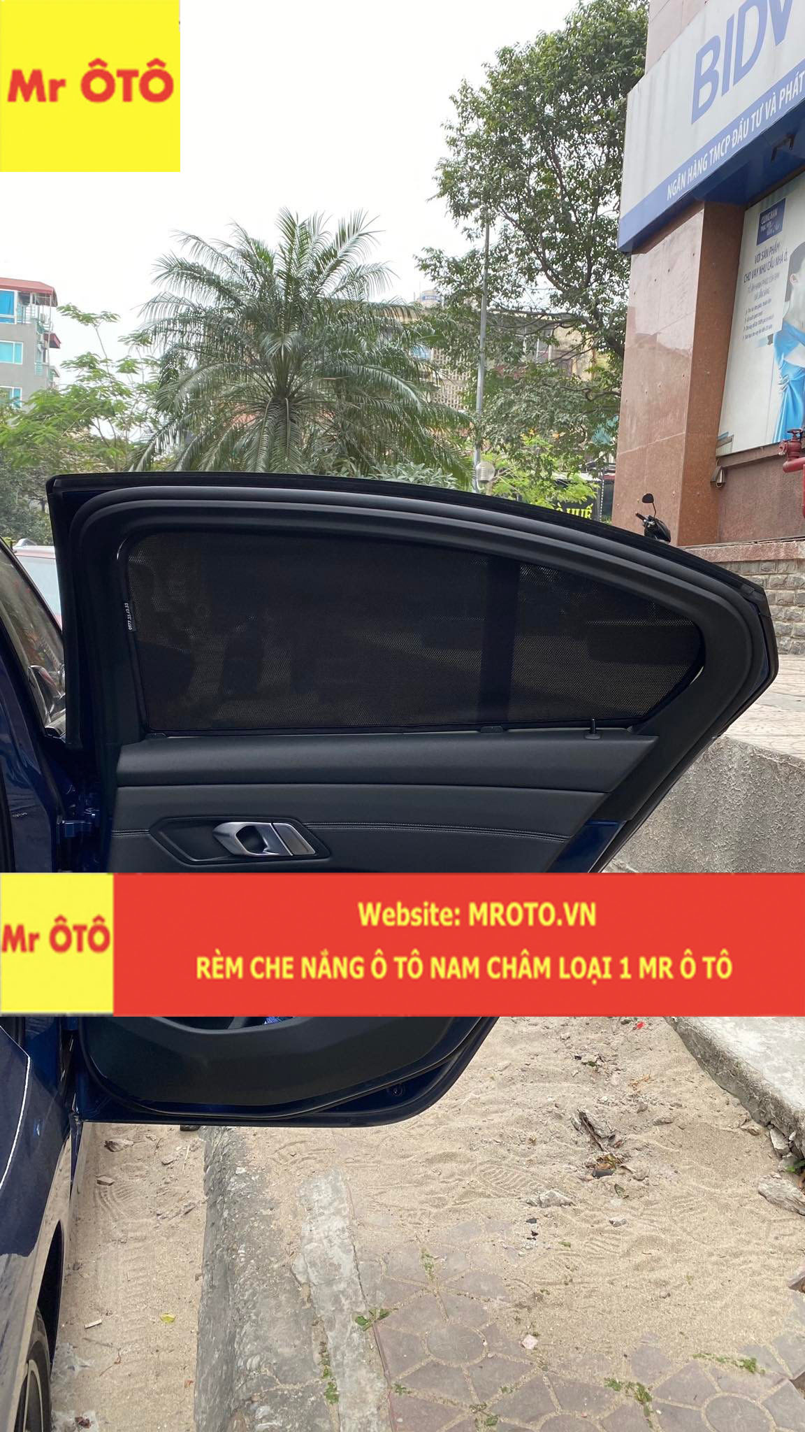 Rèm Che Nắng Xe BMW 320i G20 2020-2022. Hàng Loại 1 Chuẩn From, Dày Dặn