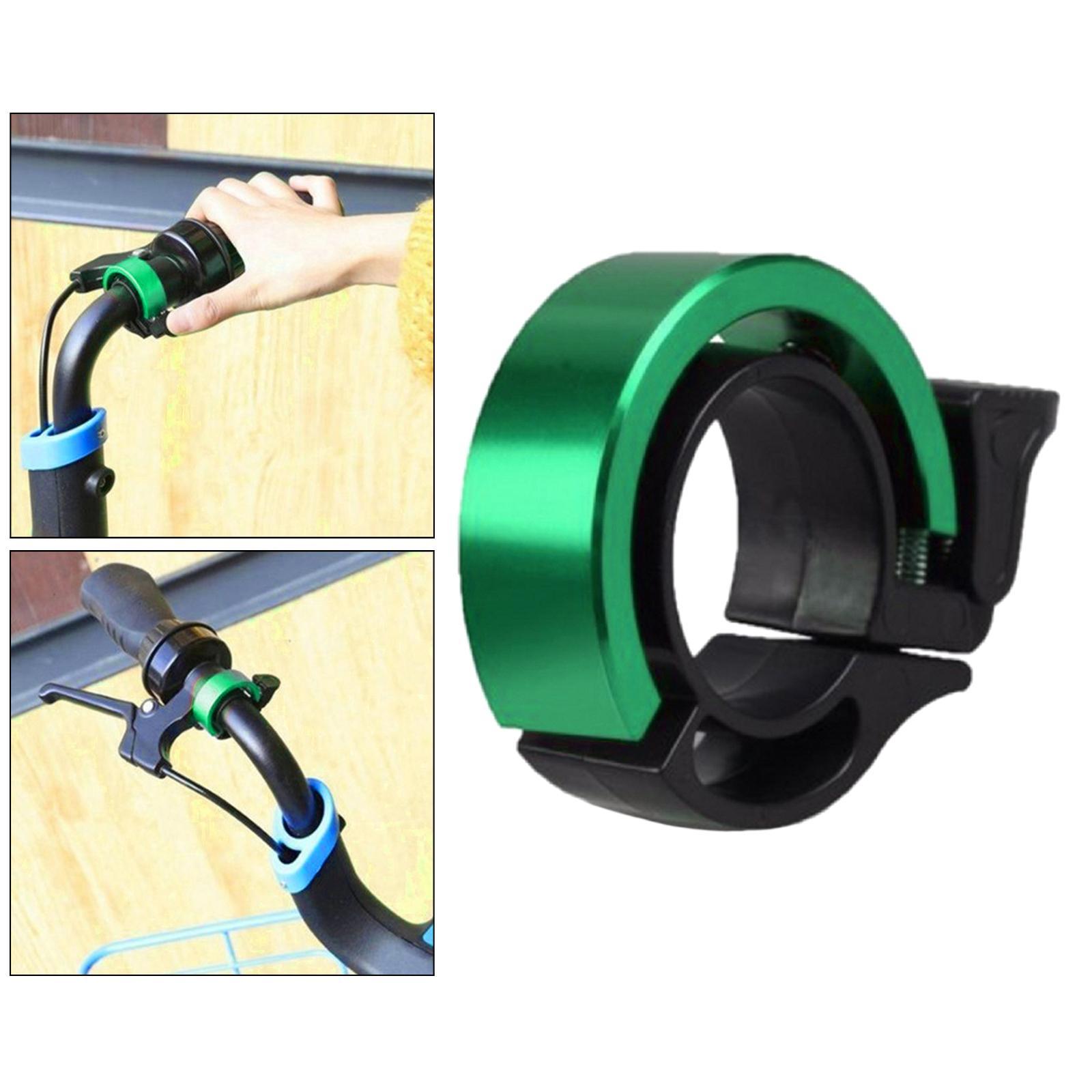 2x90db  Rings Bell  Bike Handlebar Invisible  Hooter Green