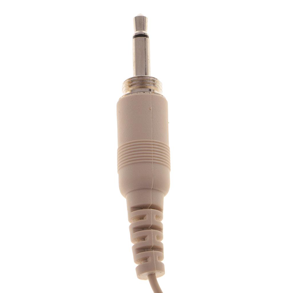 3.5mm Plug Mini Clip Microphone Mic For iPhone SmartPhone Recording Beige