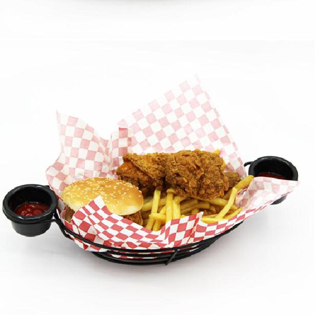 Stainless Steel French Fries Serving Basket for Fries Chips  Chicken