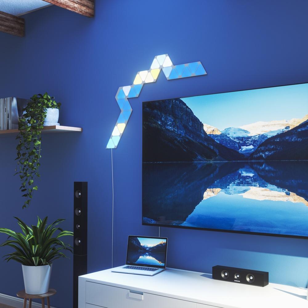 Đèn thông minh Nanoleaf Shapes Tam Giác Mini 10 ô đèn