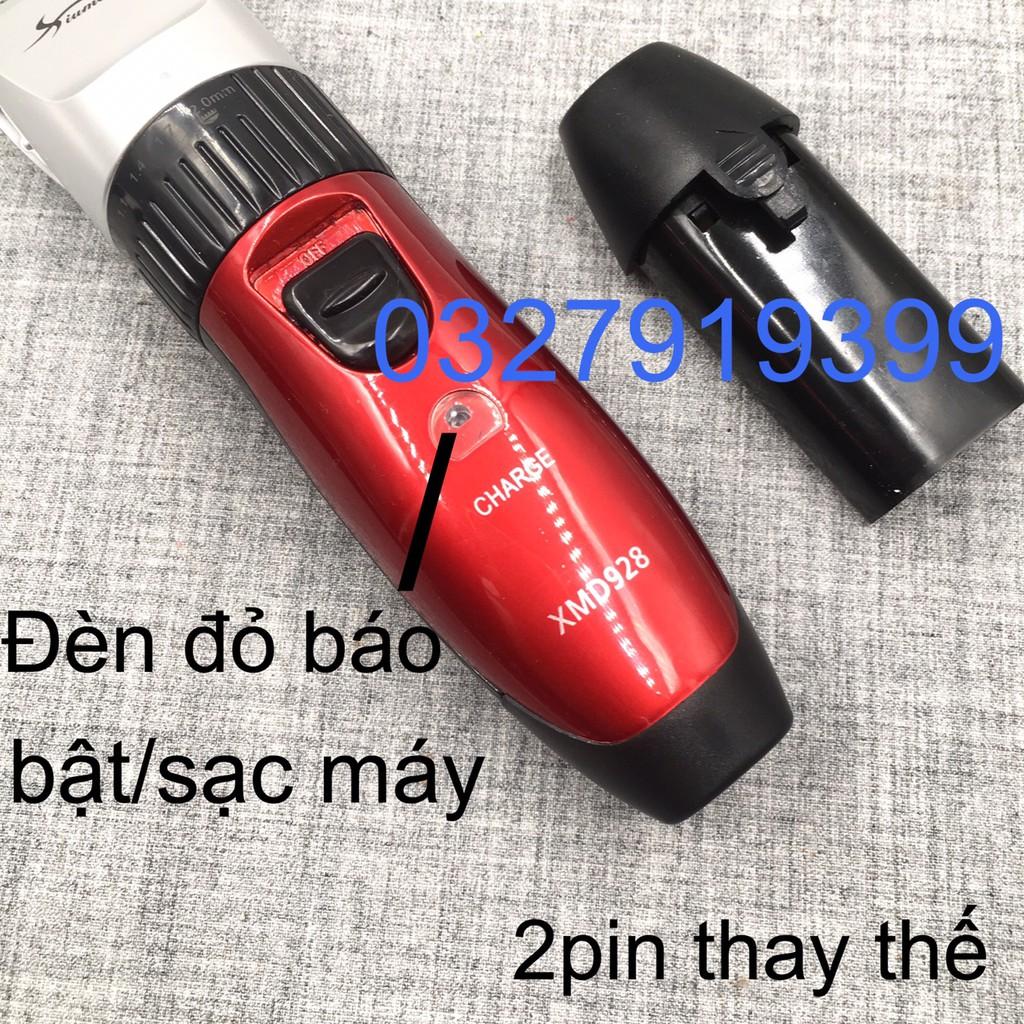 Tông đơ cắt tóc 2 pin XMD 928