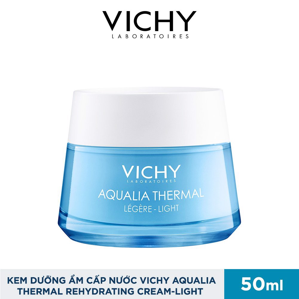 Kem Dưỡng Ẩm Cho Da Khô Da Mất Nước Và Da Nhạy Cảm Vichy Aqualia Thermal Light 50ml