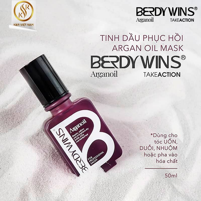 Tinh dầu phục hồi ARGAN OIL MASK – BERDYWINS – 50ml