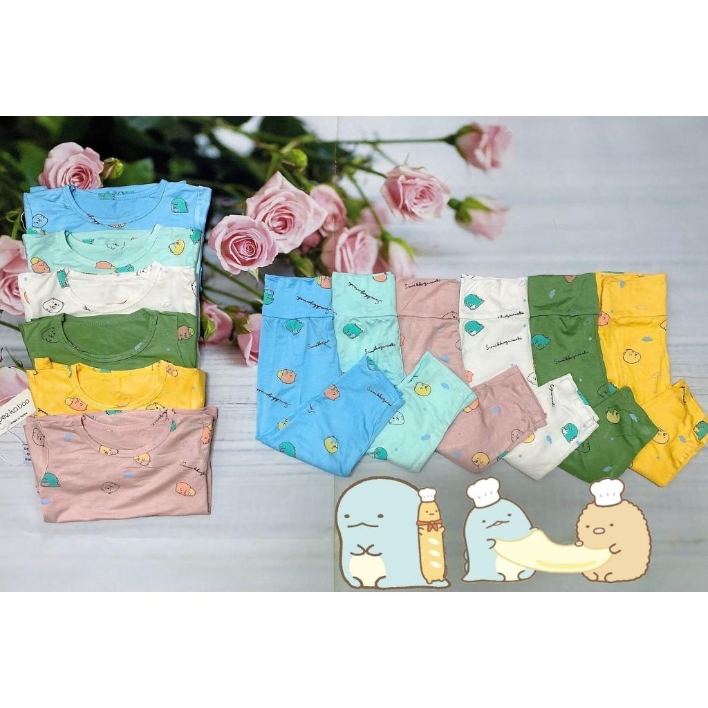 Bộ Thu Đông Dài Tay Cho Bé Bộ Thun Lạnh Dài Tay Peekaboo Cho Bé Trai Bé Gái với họa tiết Gấu siêu Kute