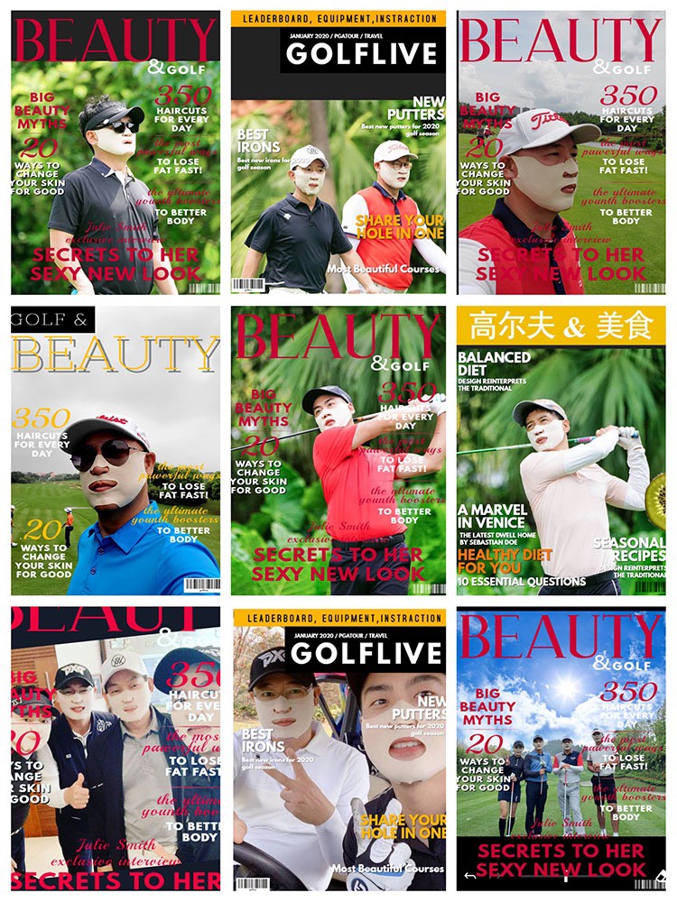 Mặt nạ golf Callagen Nam Nữ chống nắng dưỡng da mặt chống tia UV cao