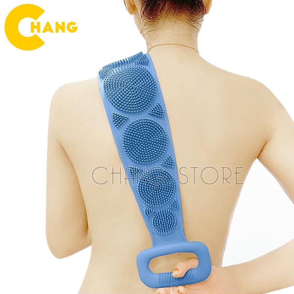 Cọ Lưng Dây 2 Mặt  Sillicon, Tẩy Tế Bào Chết Siêu Hot