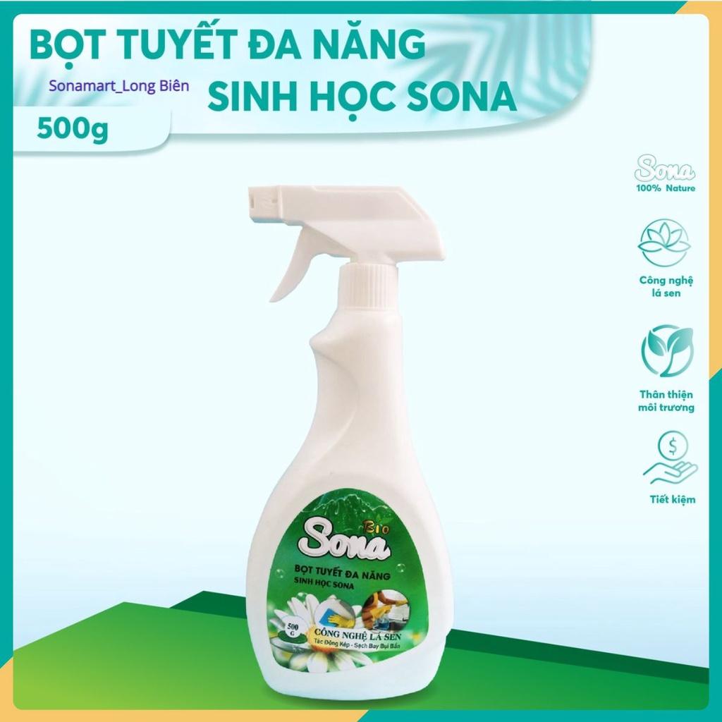 Xịt đa năng tẩy rửa vết bẩn vệ sinh nhà bếp sạch sẽ lau kính vệ sinh bề mặt ngừa vi khuẩn 500ml SONAMART_0604