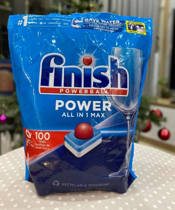 Viên rửa bát Finish All In One Max 100 Viên - 10 chức năng