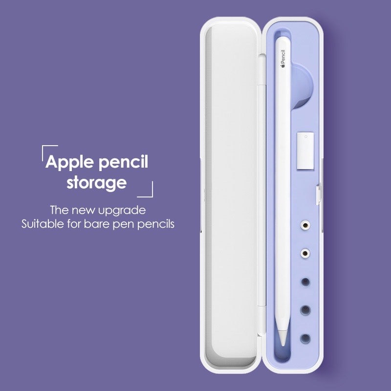 Hộp Đựng Bút dành cho Apple Pencil 1,Apple Pencil 2 và Phụ Kiện Vừa Cả Ốp Và Bút Trơn