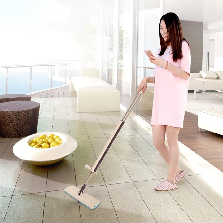 Chổi lau nhà tự vắt thông minh xoay 360 độ SPIN MOP bibi90