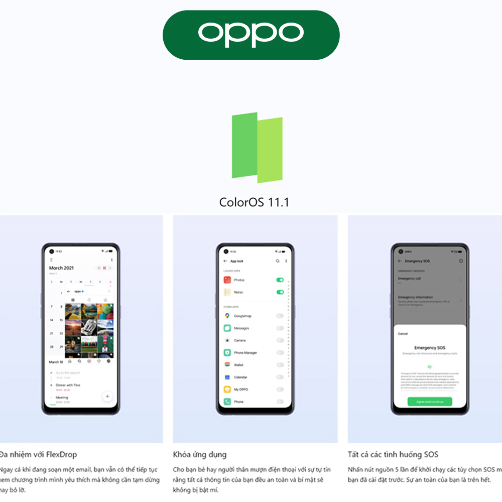 Điện Thoại Oppo A95 (8GB/128G) - Hàng Chính Hãng