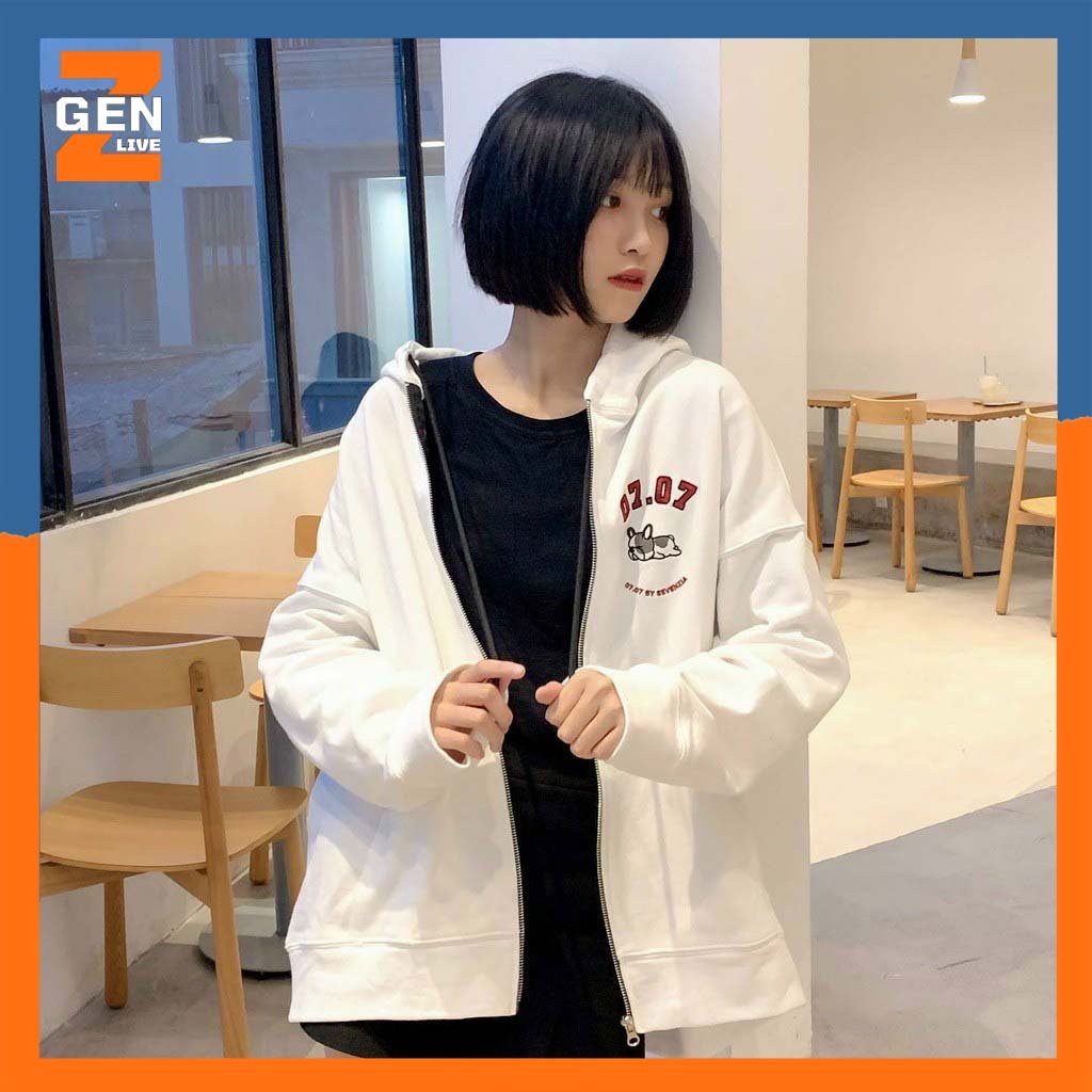 Áo khoác nữ kéo khóa, họa tiết in thêu đẹp mắt, màu sắc dễ dàng phối đồ - LZ FASHION - TP011