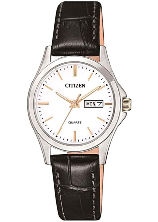 Đồng Hồ Nữ Citizen Dây Da EQ0599-11A - Mặt Trắng