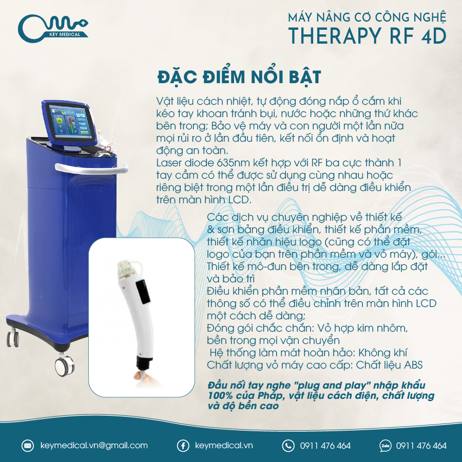 Máy nâng cơ công nghệ Therapy RF 4D