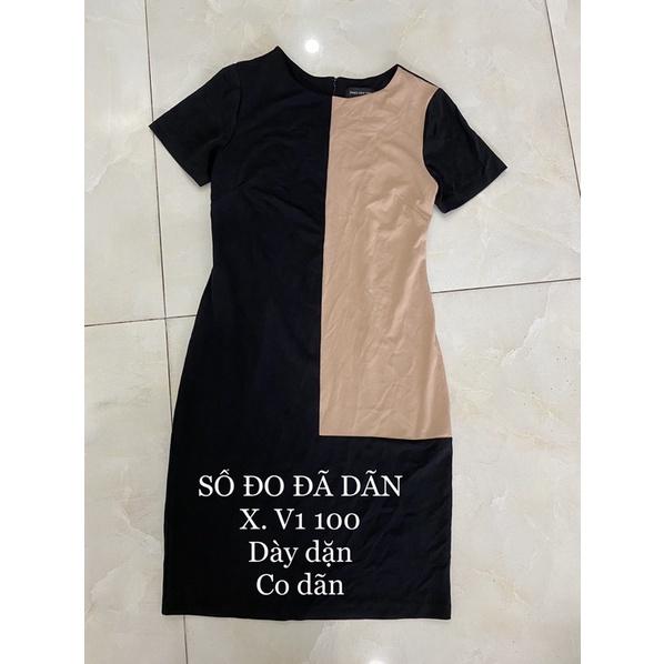 Đầm body công sở đen nâu đỏ nude