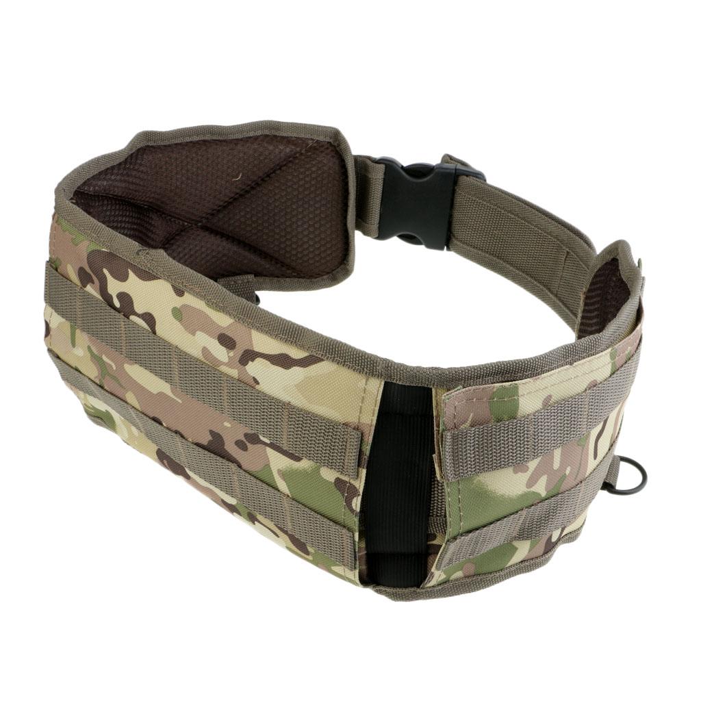 Battle Belt MOLLE Multi-purpose Width Waist Belt for Hunting Equipment and Outdoor Sports