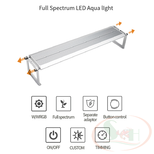 Đèn led WEEK Raptor WRGB V series V300, V450, V600, V800, V900, V1200 kèm dimmer điều chỉnh sáng hẹn giờ