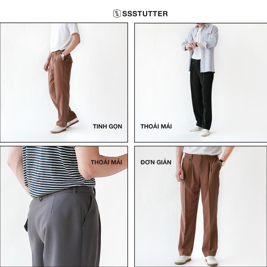 Quần dài Nam form rộng rãi thoải mái SSSTUTTER vải cao cấp thoải mái dễ chịu 3 màu Med Pants