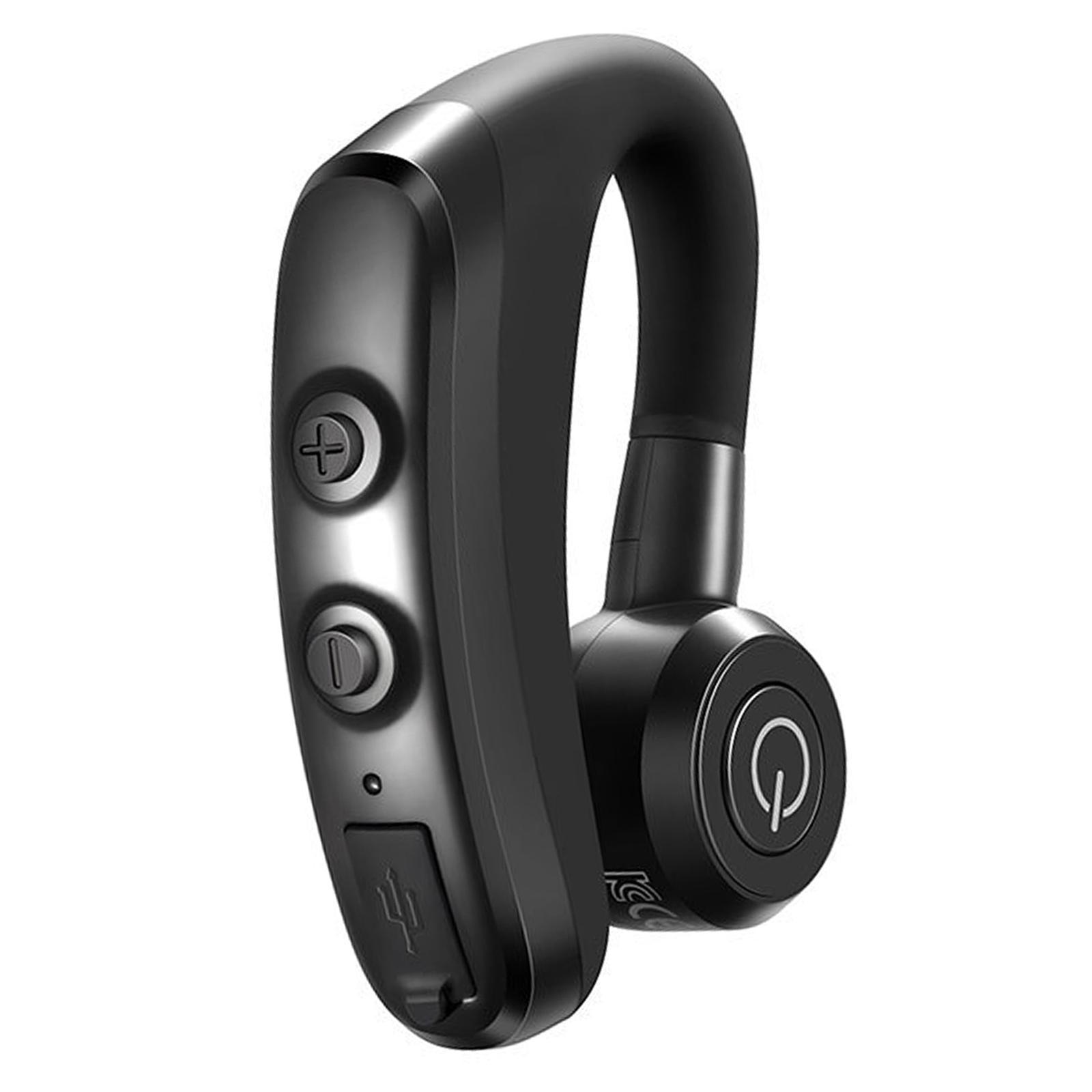 Bluetooth Earpieces noise Cancelling for Smartphones Driving Travel Black